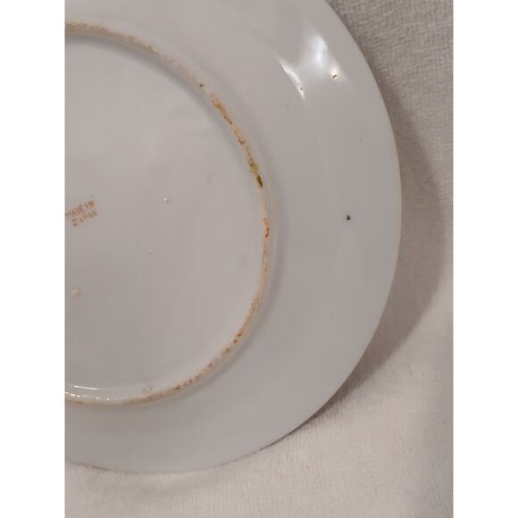 Japanese Moriage Hand Painted Dragonware 7.5" Plate Blue Band 3D Dragon & Flame - Picture 11 of 16